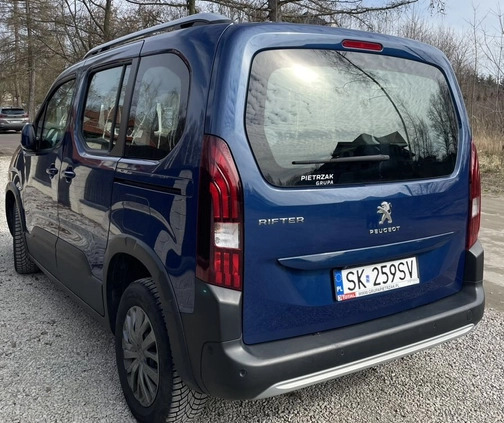 Peugeot Rifter cena 94000 przebieg: 82000, rok produkcji 2020 z Warszawa małe 254